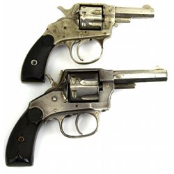 TWO HOPKINS & ALLEN XL DOUBLE ACTION REVOLVERS