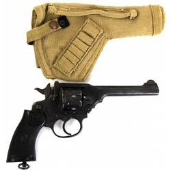 WWI ERA WEBLEY MARK IV REVOLVER WITH HOLSTER