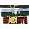 Image 3 : MIXED SWORD BELT LOT OF 4