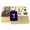 Image 1 : WWI BRITISH MILITARY CROSS ARCHIVE OF US SOLDIER
