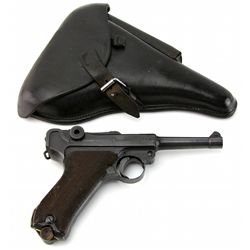 WWI GERMAN ERFURT LUGER ALL MATCHING WITH HOLSTER