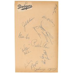 Brooklyn Dodgers: 1952