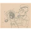 Image 2 : Popeye and Billy Boop production drawing from Sock-a-Bye, Baby
