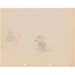 Mickey Mouse production drawing from The Dognapper