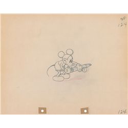 Mickey Mouse production drawing from Mickey’s Garden