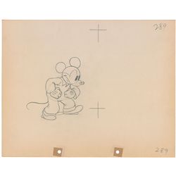 Mickey Mouse production drawing from Mickey’s Service Station