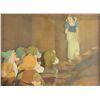 Image 1 : Snow White, Bashful, Happy, Doc, Sleepy, and Sneezy production cel from Snow White and the Seven Dwa