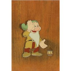 Bashful production cel from Snow White and the Seven Dwarfs