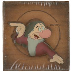 Grumpy production cel from Snow White and the Seven Dwarfs