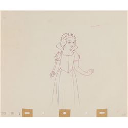 Snow White production drawing from Snow White and the Seven Dwarfs