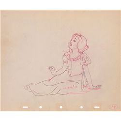 Snow White production drawing from Snow White and the Seven Dwarfs