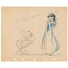 Image 1 : Snow White and Doc concept drawing from Snow White and the Seven Dwarfs