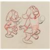 Image 2 : Bashful and Sneezy ‘rough’ production drawing from Snow White and the Seven Dwarfs