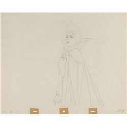 The Evil Queen production drawing from Snow White and the Seven Dwarfs