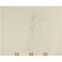 The Evil Queen production drawing from Snow White and the Seven Dwarfs