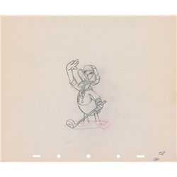 Donald Duck production drawing from Donald’s Golf Game