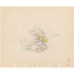 Mickey Mouse as the Sorcerer’s Apprentice production drawing from Fantasia