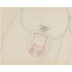 Chernabog production drawing from Fantasia