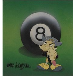 Jiminy Cricket production cel from Pinocchio