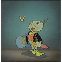 Jiminy Cricket production cel from Pinocchio