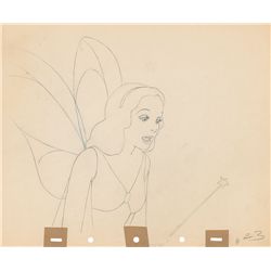 Blue Fairy production drawing from Pinocchio