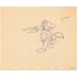 Dopey production drawing from The Winged Scourge