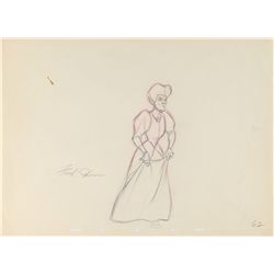 Lady Tremaine, the Wicked Stepmother, (2) ‘rough’ production drawings from Cinderella