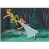 Image 2 : Peter Pan and Wendy production cel and production background setup from Peter Pan