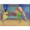 Image 1 : Peter Pan and Tiger Lily production cel from Peter Pan