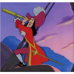 Captain Hook production cel from Peter Pan