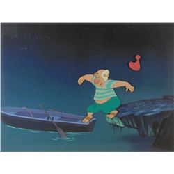 Mr. Smee production cel from Peter Pan