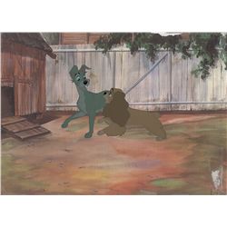 Lady and the Tramp production cel from Lady and the Tramp