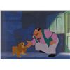 Image 1 : Lady and Tony production cel from Lady and the Tramp