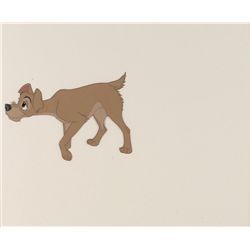 Tramp production cel from Lady and the Tramp