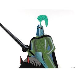 Knight on Horse production cel from The Truth About Mother Goose