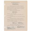 Image 1 : Walt Disney 1956 signed WED Board of Directors document