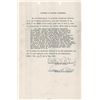 Image 1 : Walt Disney 1956 signed document