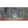 Image 1 : Eyvind Earle concept storyboard painting of  Prince Phillip from Sleeping Beauty
