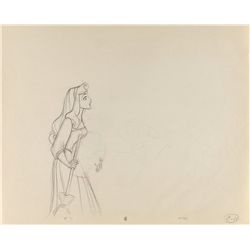 Briar Rose and Merryweather production drawing from Sleeping Beauty