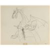 Image 1 : Maleficent as the Dragon ‘rough’ production drawing from Sleeping Beauty