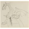 Image 2 : Maleficent as the Dragon ‘rough’ production drawing from Sleeping Beauty