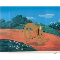 Pluto production cel from a Theatrical Cartoon