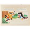 Image 1 : Mickey Mouse, Donald Duck, and Goofy watercolor painting for the Little Golden Book Donald Duck Lost