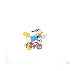 Donald Duck production cel from a Disney TV Cartoon