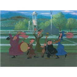 Pearly Band production cel from Mary Poppins