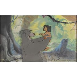 Mowgli and Baloo production cel from The Jungle Book