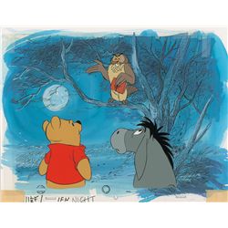 Pooh, Eeyore, and Owl key master setup from an Educational Filmstrip