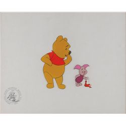 Winnie the Pooh and Piglet production cel from Winnie the Pooh and A Day For Eeyore