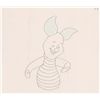 Image 1 : Piglet key master setup with matching drawing from The Many Adventures of Winnie the Pooh