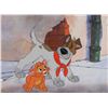 Image 1 : Oliver and Dodger limited edition cel from Oliver and Company